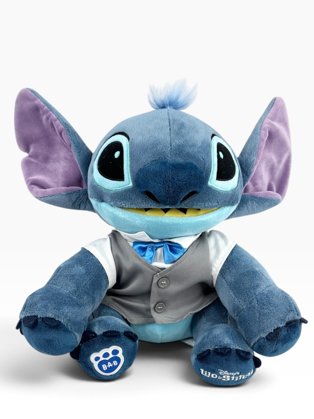 BAB Build A Bear 2023 Disney Lilo & Stitch Sitting Off to Prom Stitch With Shirt